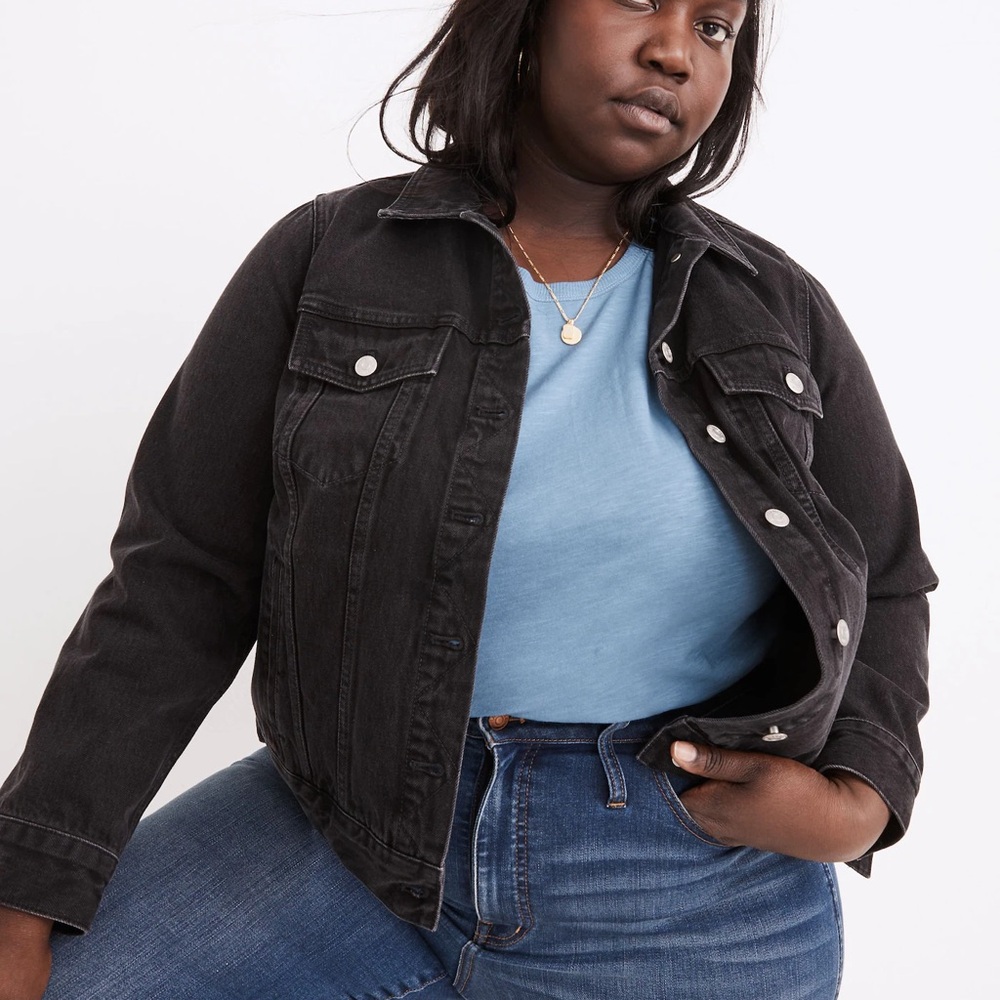 MADEWELL The Plus Jean Jacket in Lunar Wash
